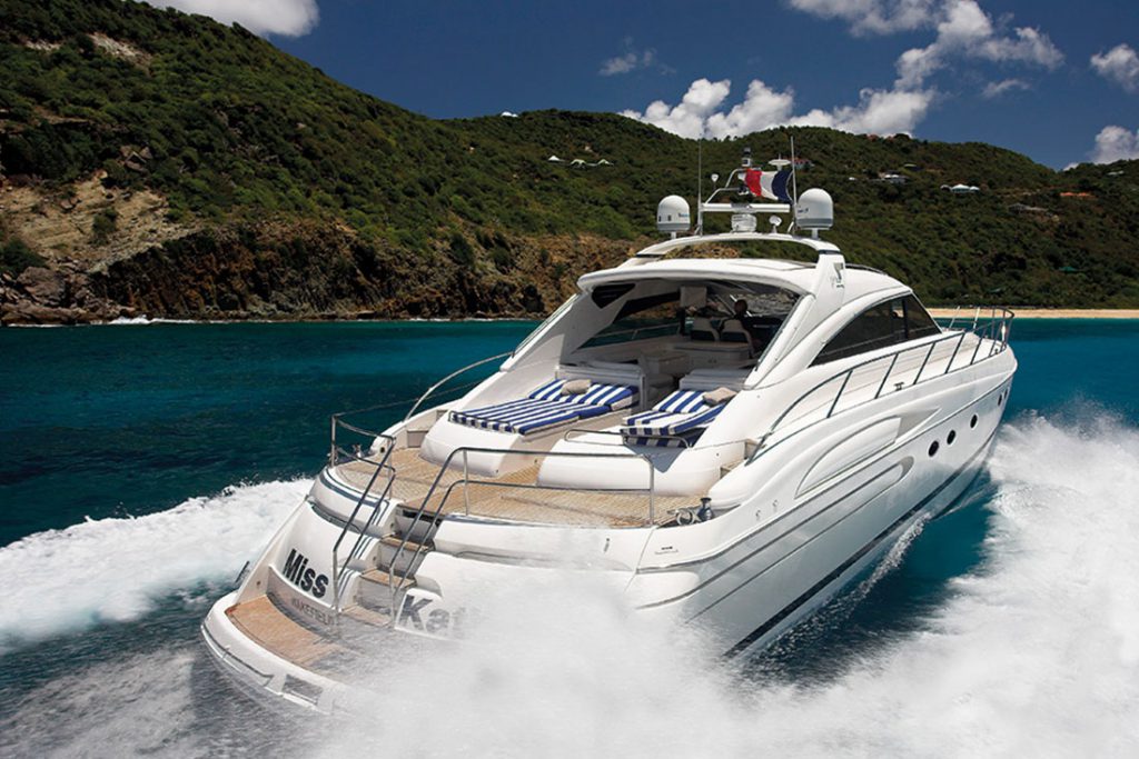 65’ Princess Motor Boat for Rent in Saint Barts