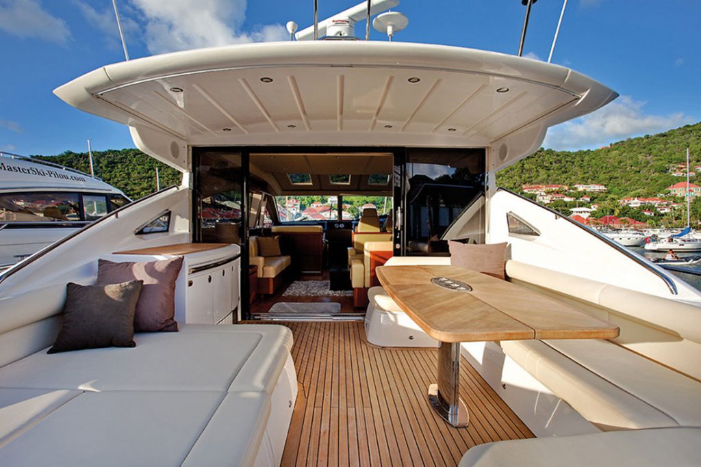 69’ Princess Motor Boat for Rent in Saint Barts